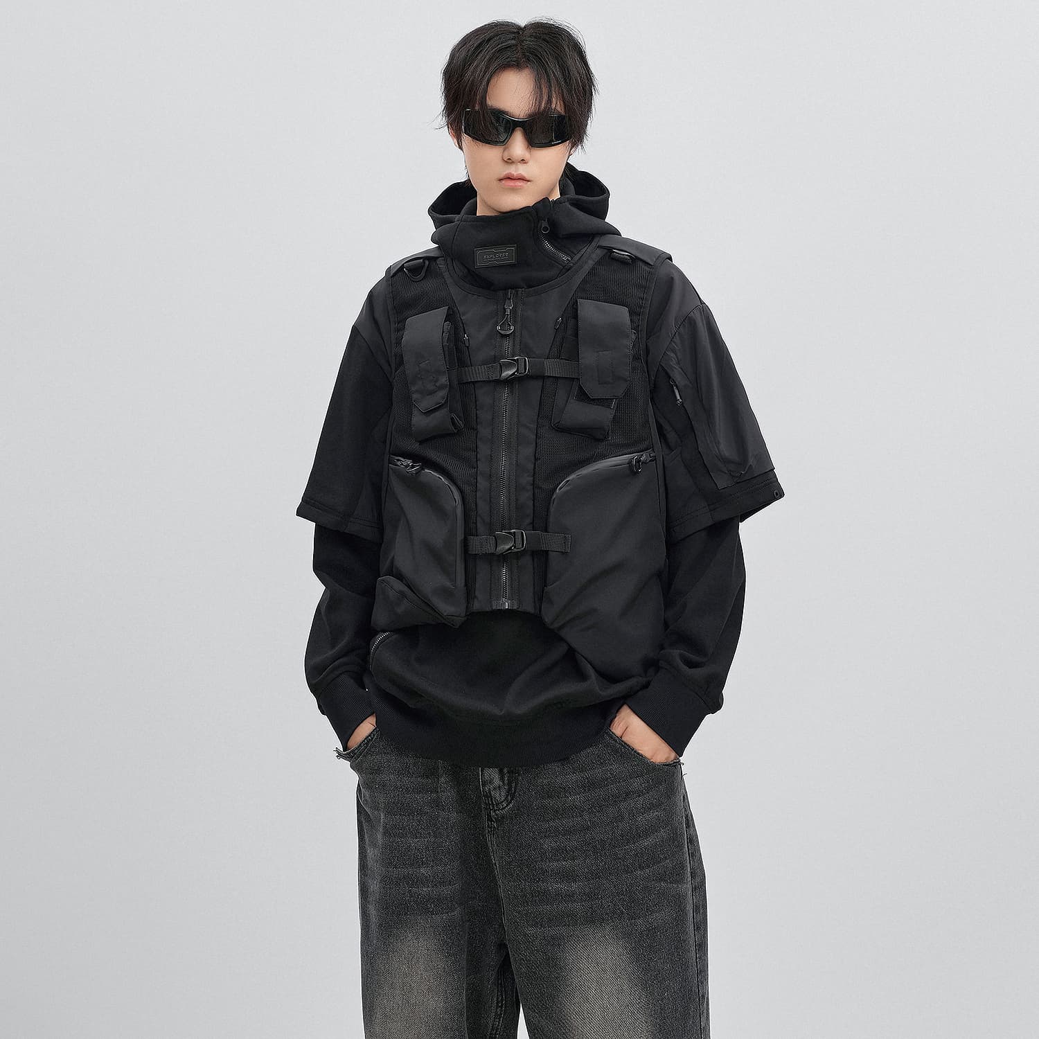 Жилет VIP Urban Techwear Collection Черный мужской Жилеты - изображение 1