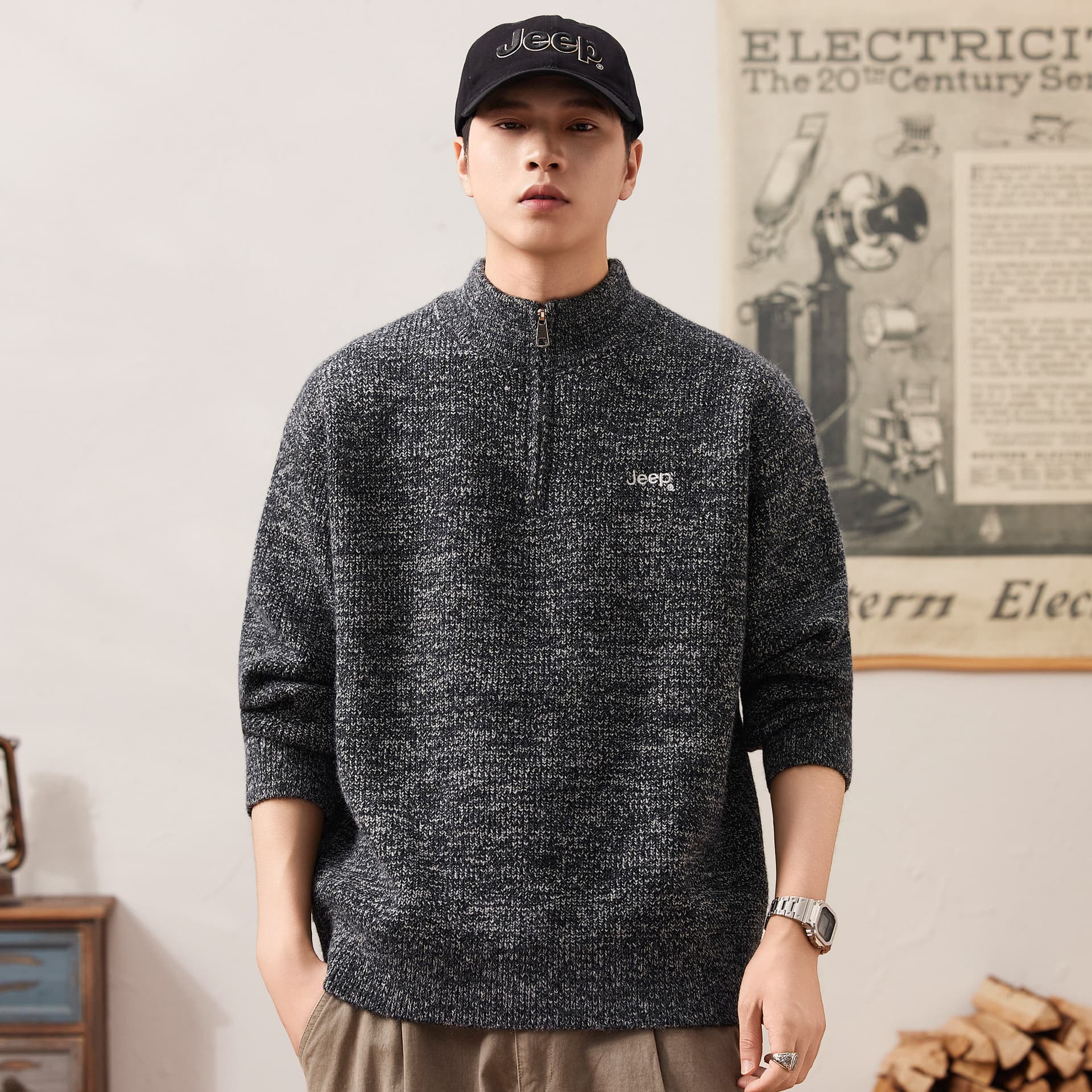 Кофта Jeep Leisure Collection Свитер Унисекс - изображение 2