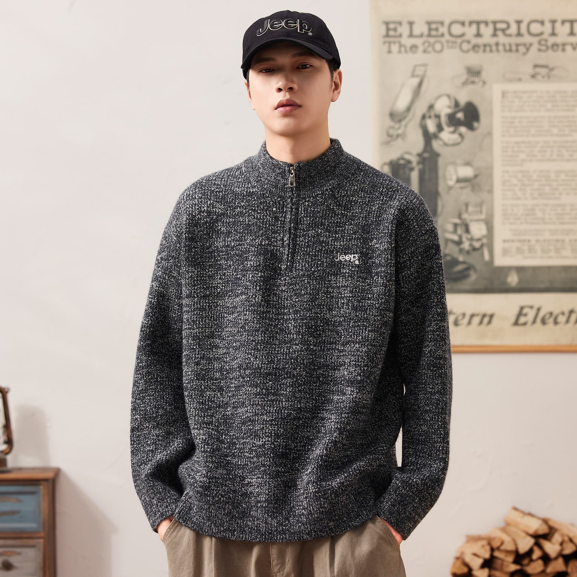 Кофта Jeep Leisure Collection Свитер Унисекс - изображение 3