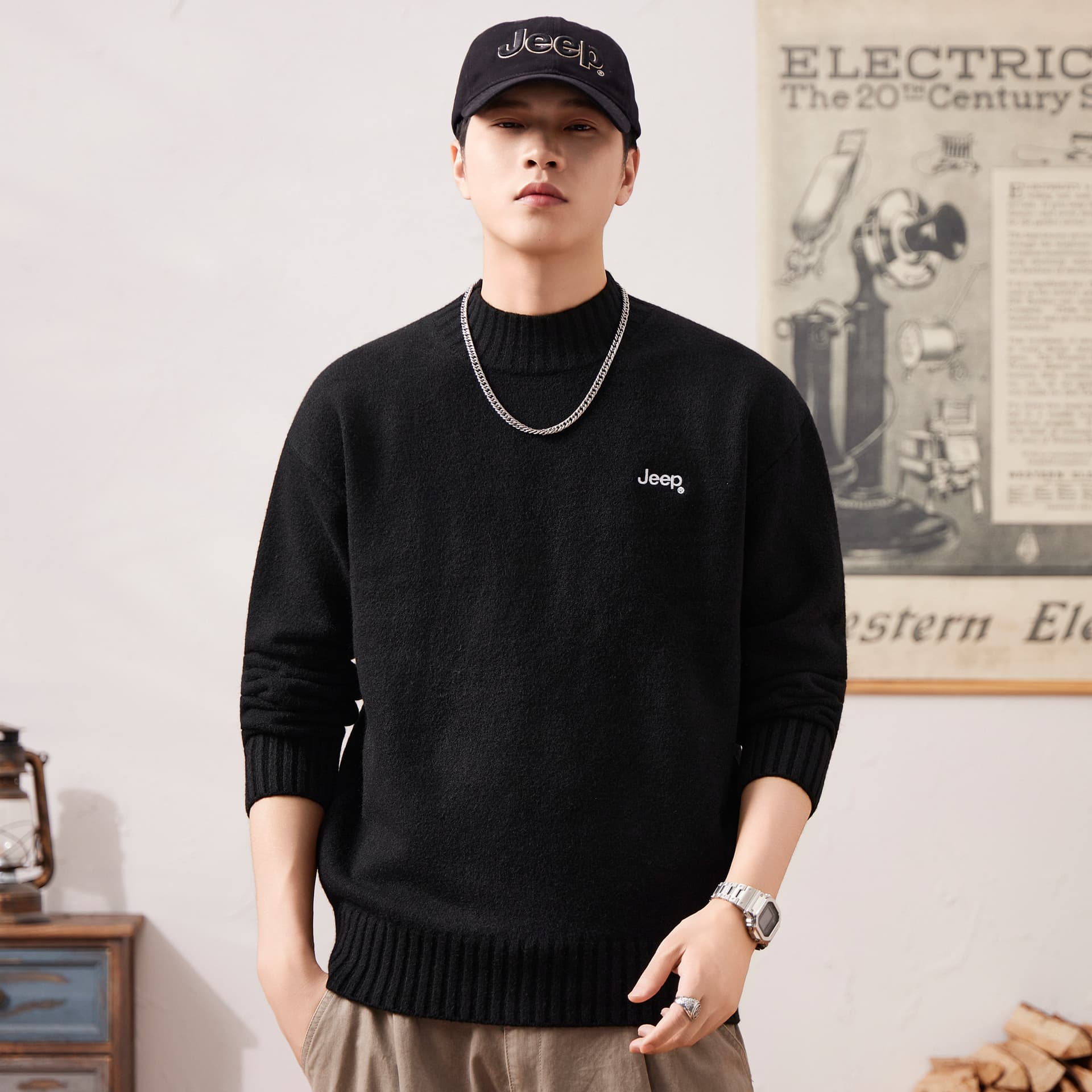 Кофта Jeep Leisure Collection Свитер Унисекс - изображение 3