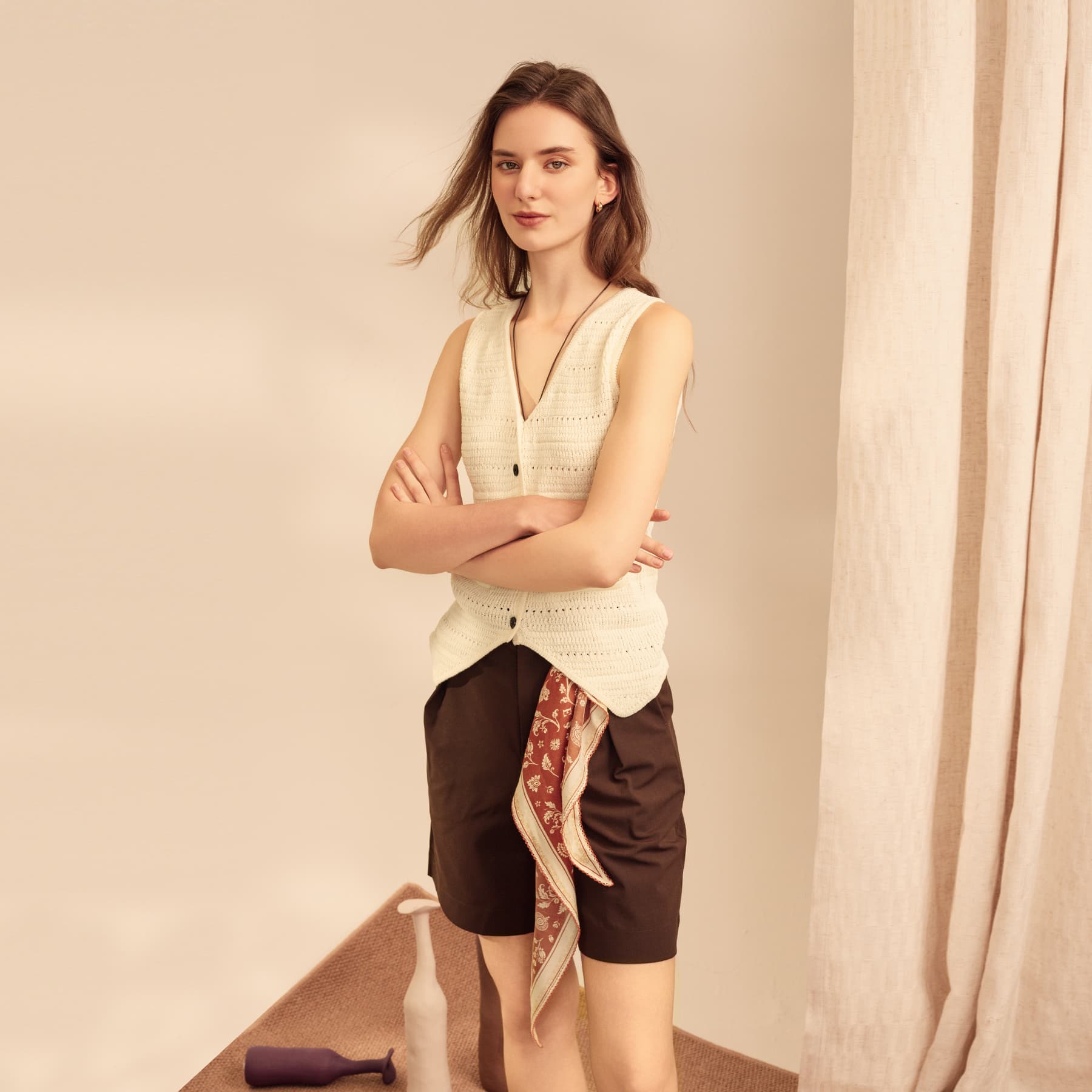 Платок ELLE Шарфы Женские - изображение 4