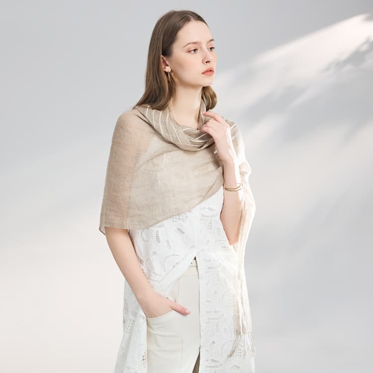 Шарф ELLE Linen Wrap Women's - изображение 6