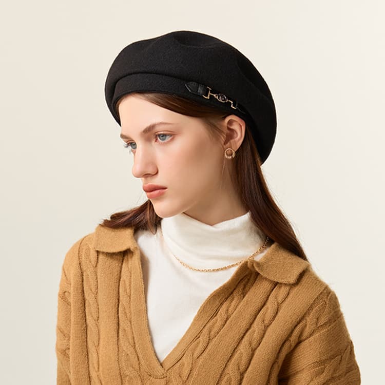 Берет ELLE Полиэстер Береты Женские - изображение 2