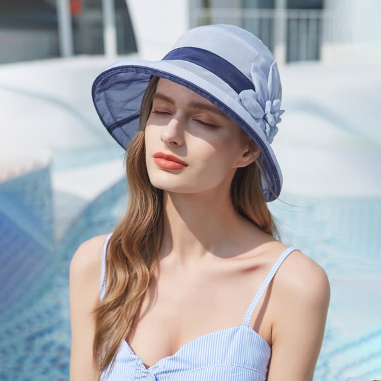Панама ELLE Шляпы ведра Женские - изображение 3