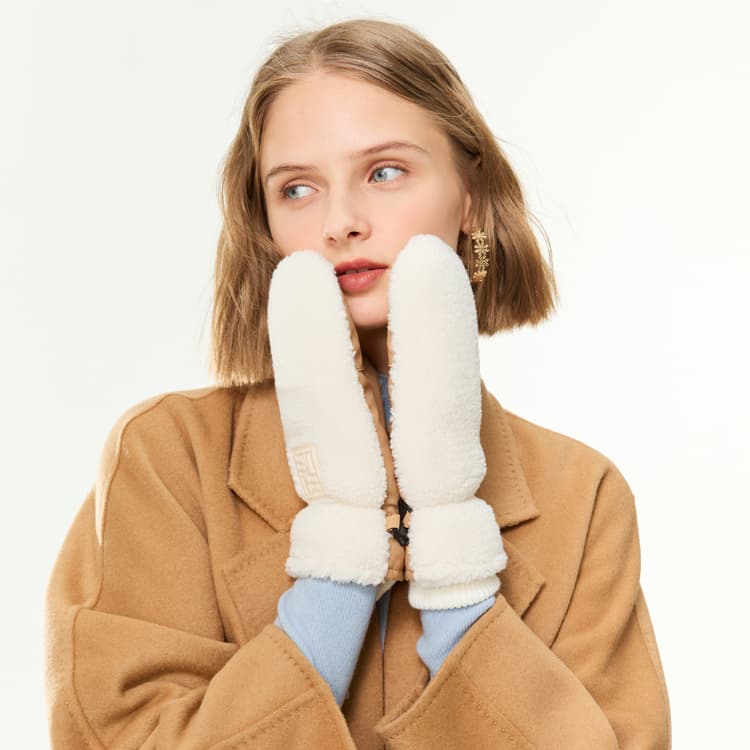 ELLE Полиэстеровый трикотаж Перчатки Женские - изображение 5