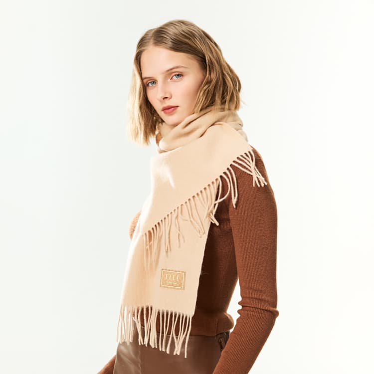 Шарф ELLE Sheep Wool Knit Шарфы Мужской - изображение 4