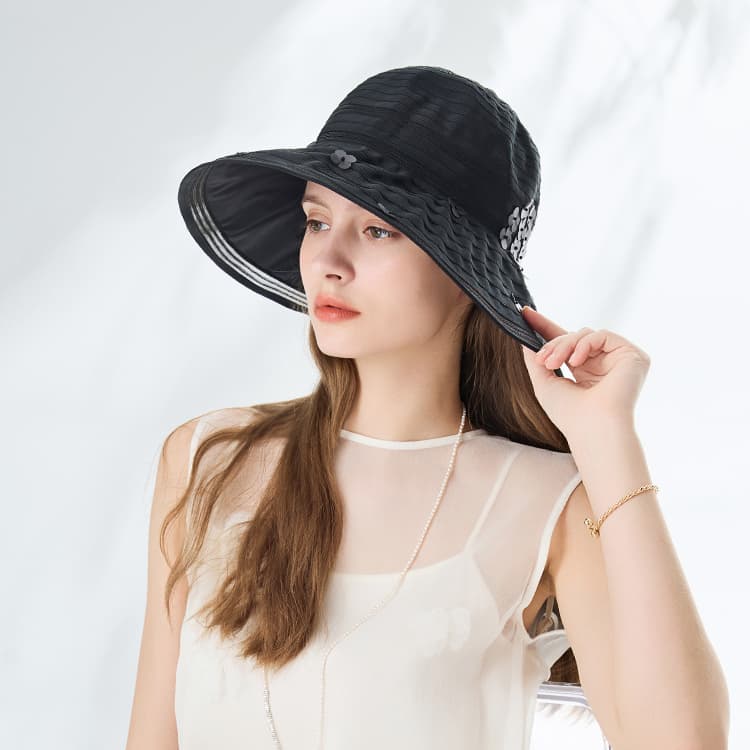 ELLE Полиэстер Хлопок UV Защита Женская Шапка - изображение 6