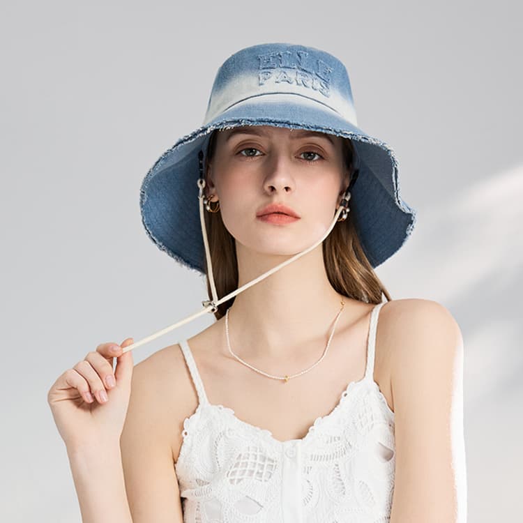 ELLE Хлопковые шляпы с защитой от солнца для женщин - изображение 4
