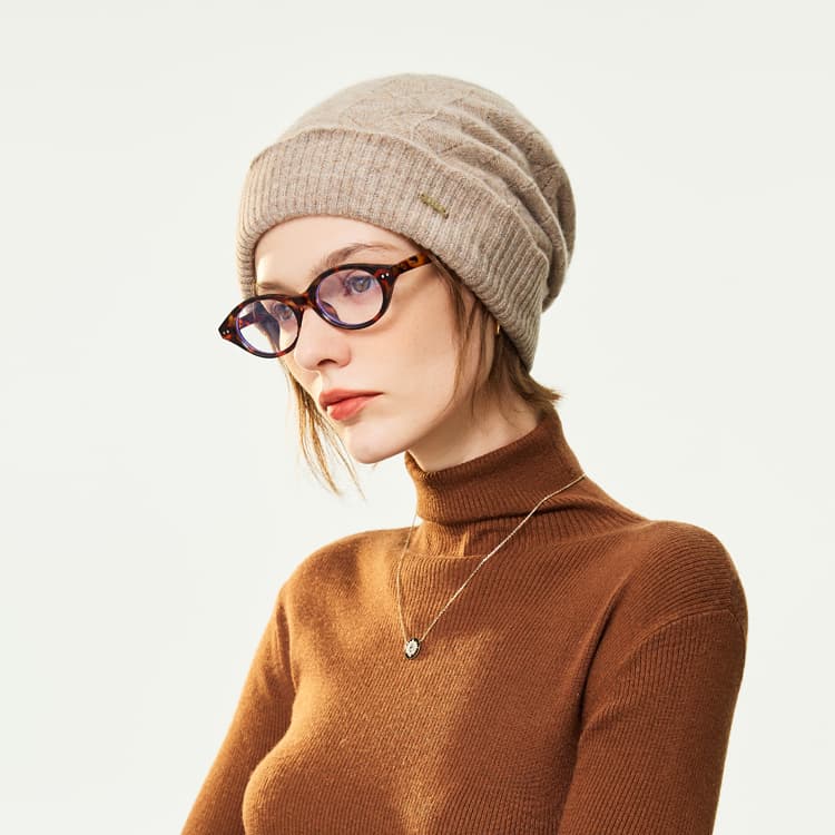 Шапка ELLE Кашемир Шапки-бини Женские - изображение 3