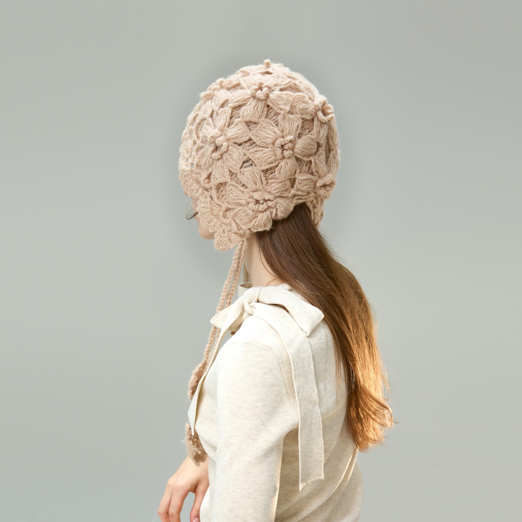 Шапка ELLE Sheep Wool Acrylic Polyamide Elastane Вязаная шапка Женская - изображение 5