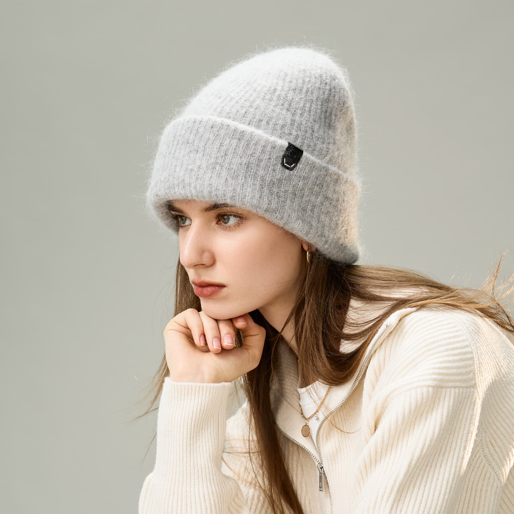 Шапка ELLE Шапки из овечьей шерсти Женские - изображение 2