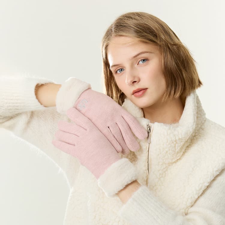 ELLE Полиэстеровый трикотаж Перчатки Женские - изображение 2