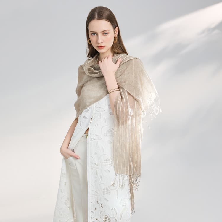 Шарф ELLE Linen Wrap Women's - изображение 2
