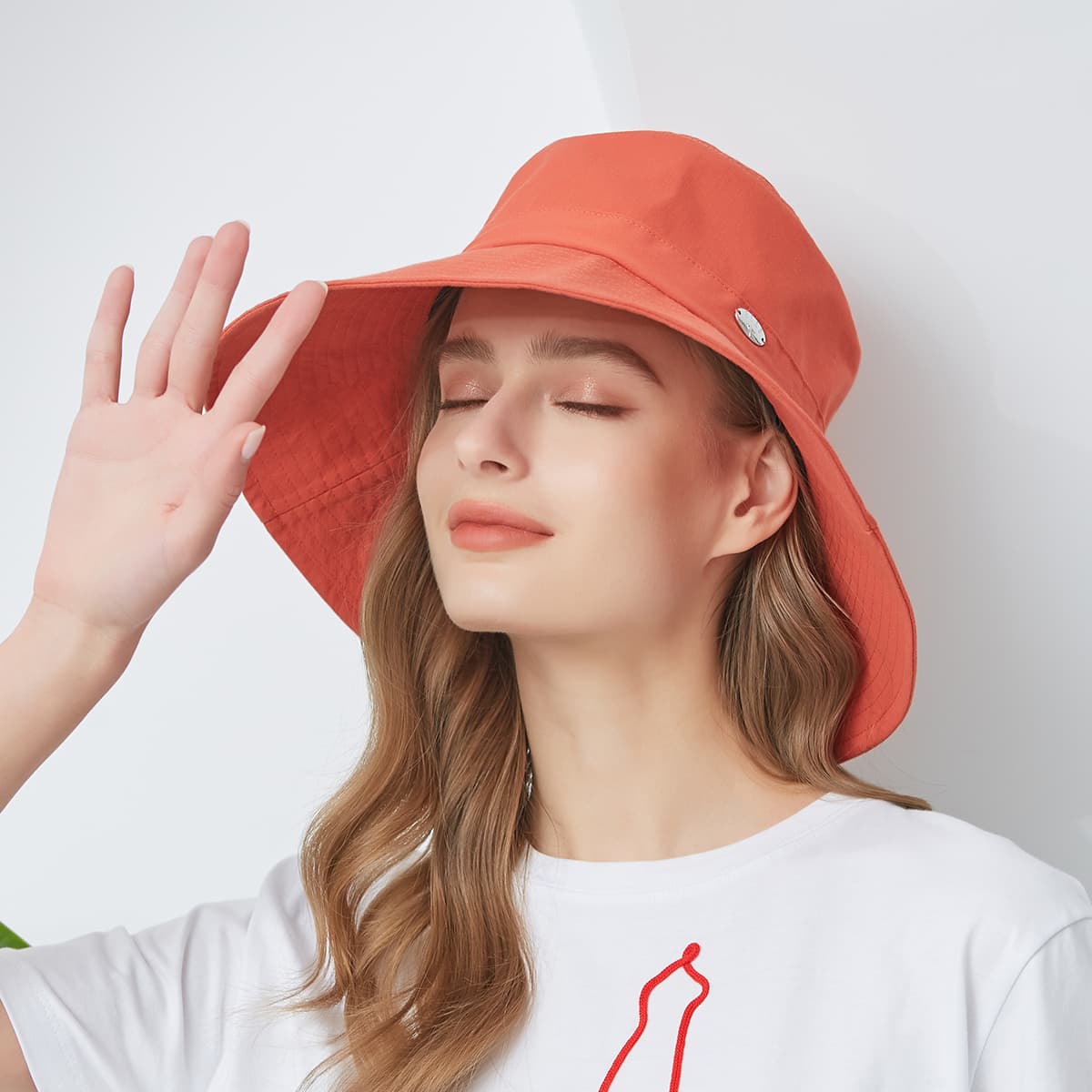 ELLE Хлопковые шляпы с защитой от солнца для женщин - изображение 13