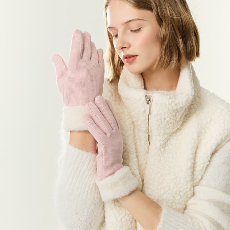 ELLE Полиэстеровый трикотаж Перчатки Женские - изображение 3