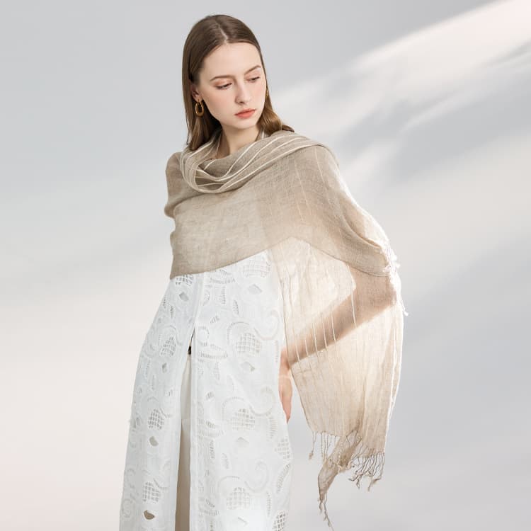 Шарф ELLE Linen Wrap Women's - изображение 5