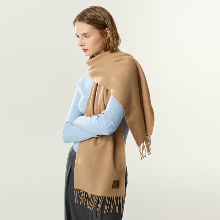 Шарф ELLE Sheep Wool Knit Шарфы Женские - изображение 5