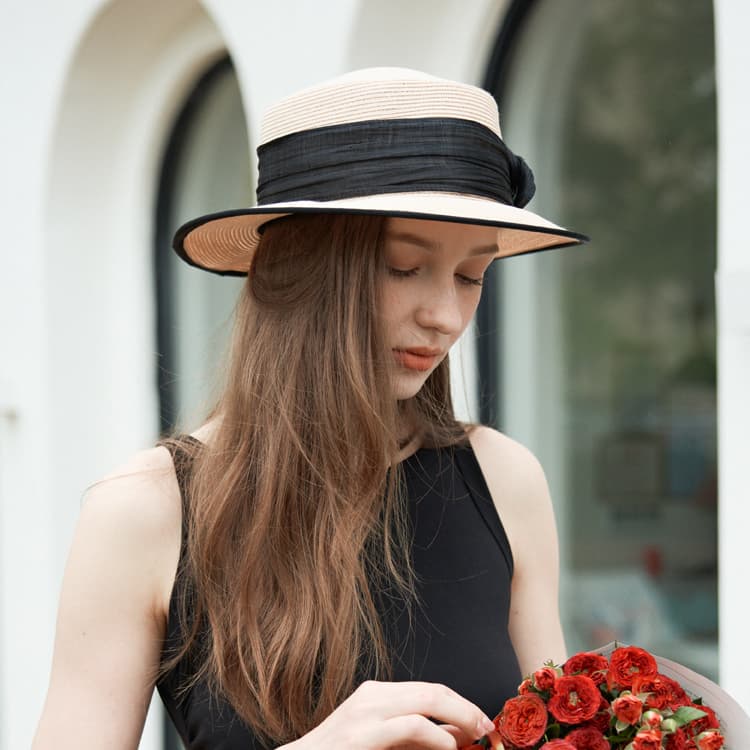 Панама ELLE Полиэстер Шляпы ведра Женские - изображение 9