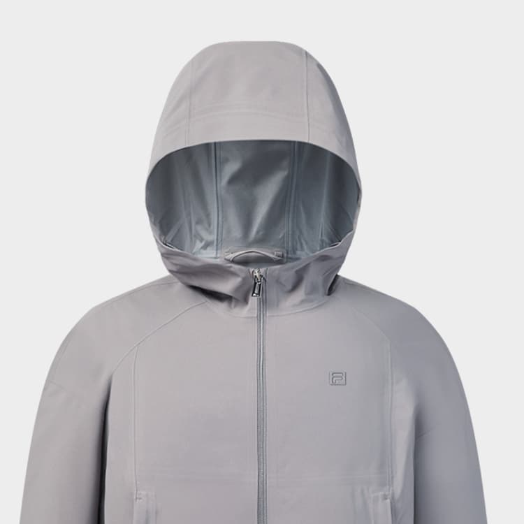 Куртка FILA Темно-фиолетовый Серый Женские Куртки - изображение 4