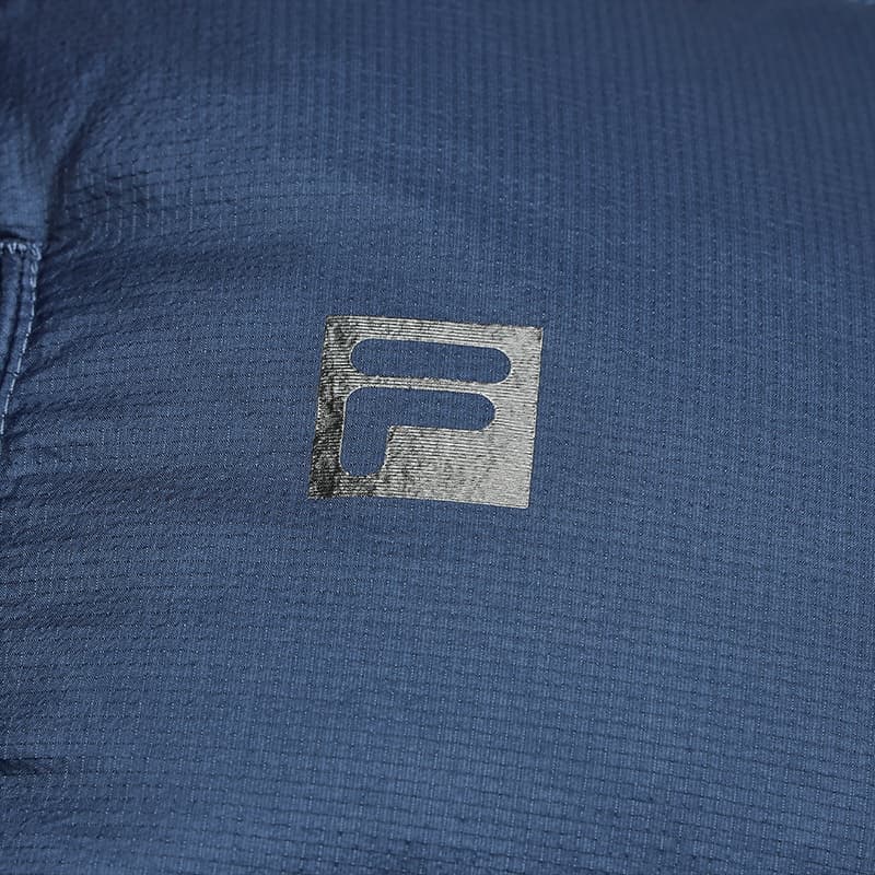 Зимняя куртка FILA Пуховик Мужской Oceanic Темно-синий - изображение 4