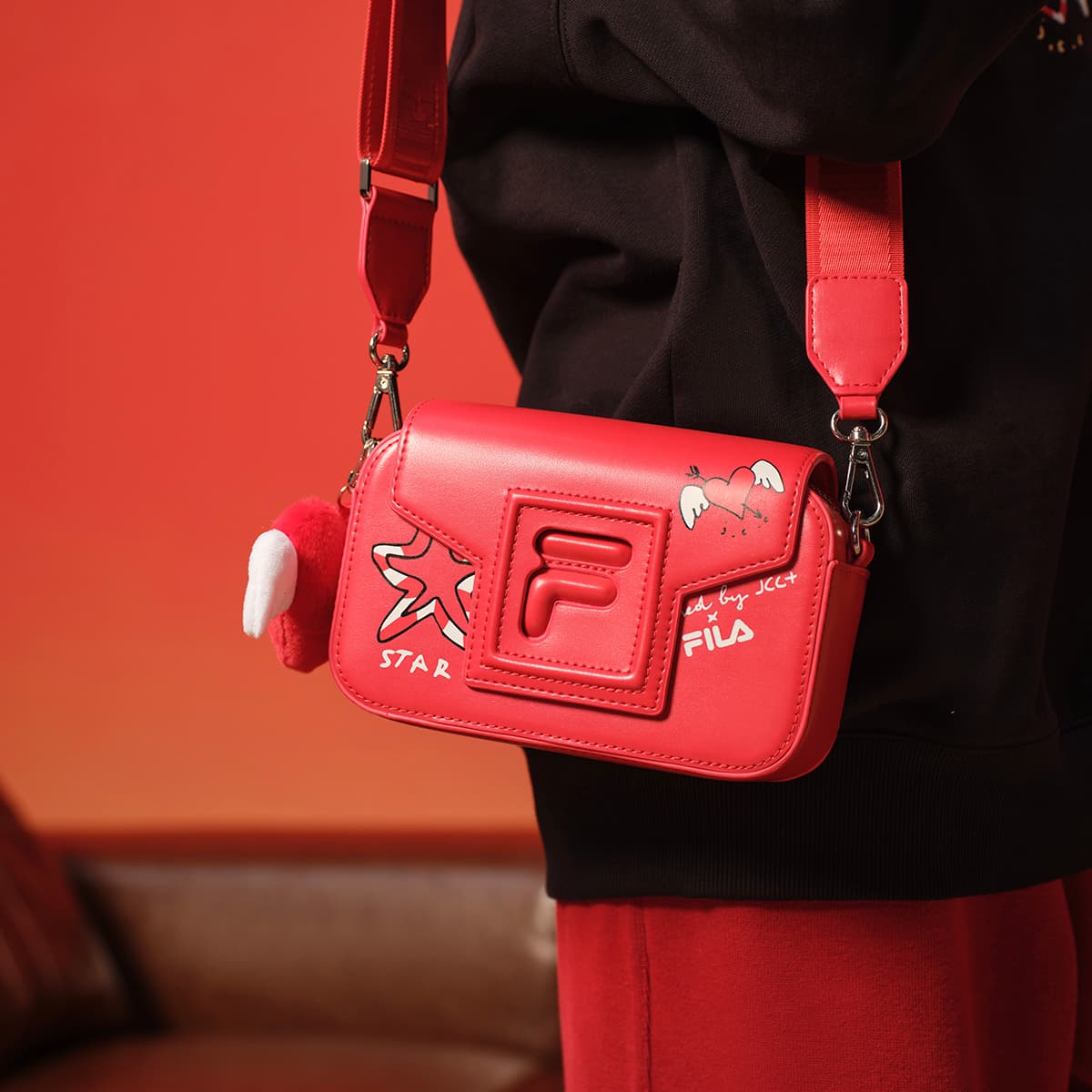 Сумка через плечо FILA ORIGINALE ПУ (полиуретан) Сумка через плечо Женская Легенда Красный - изображение 5