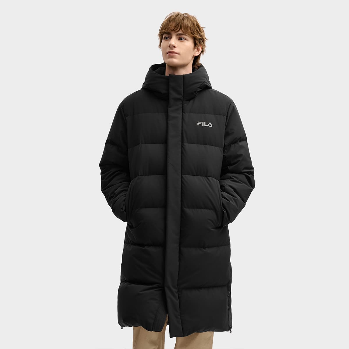 Зимняя куртка FILA Пуховик Унисекс Глубокий черный - изображение 5