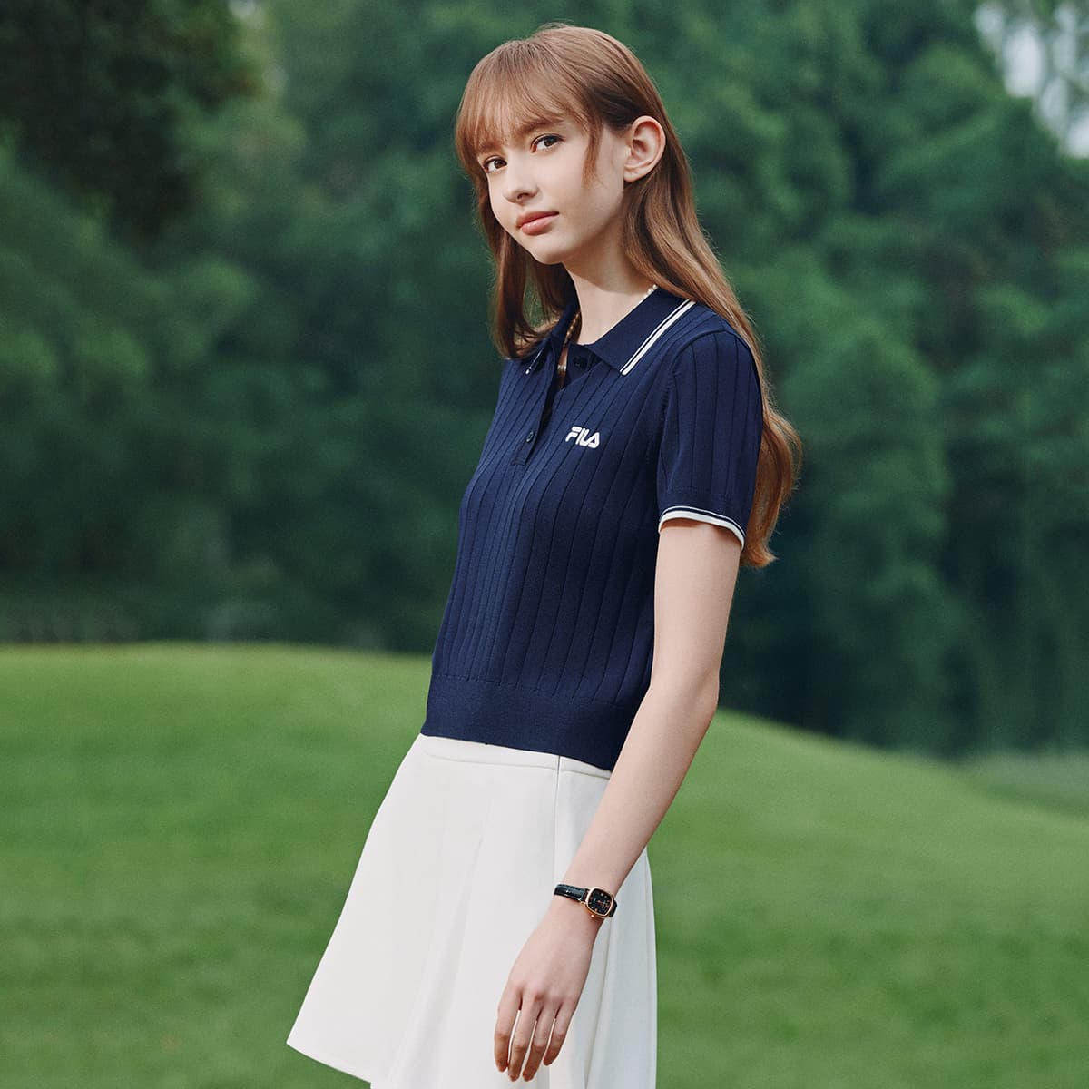 Кофта FILA ORIGINALE Трикотаж Женский Межзвездный Синий - изображение 4