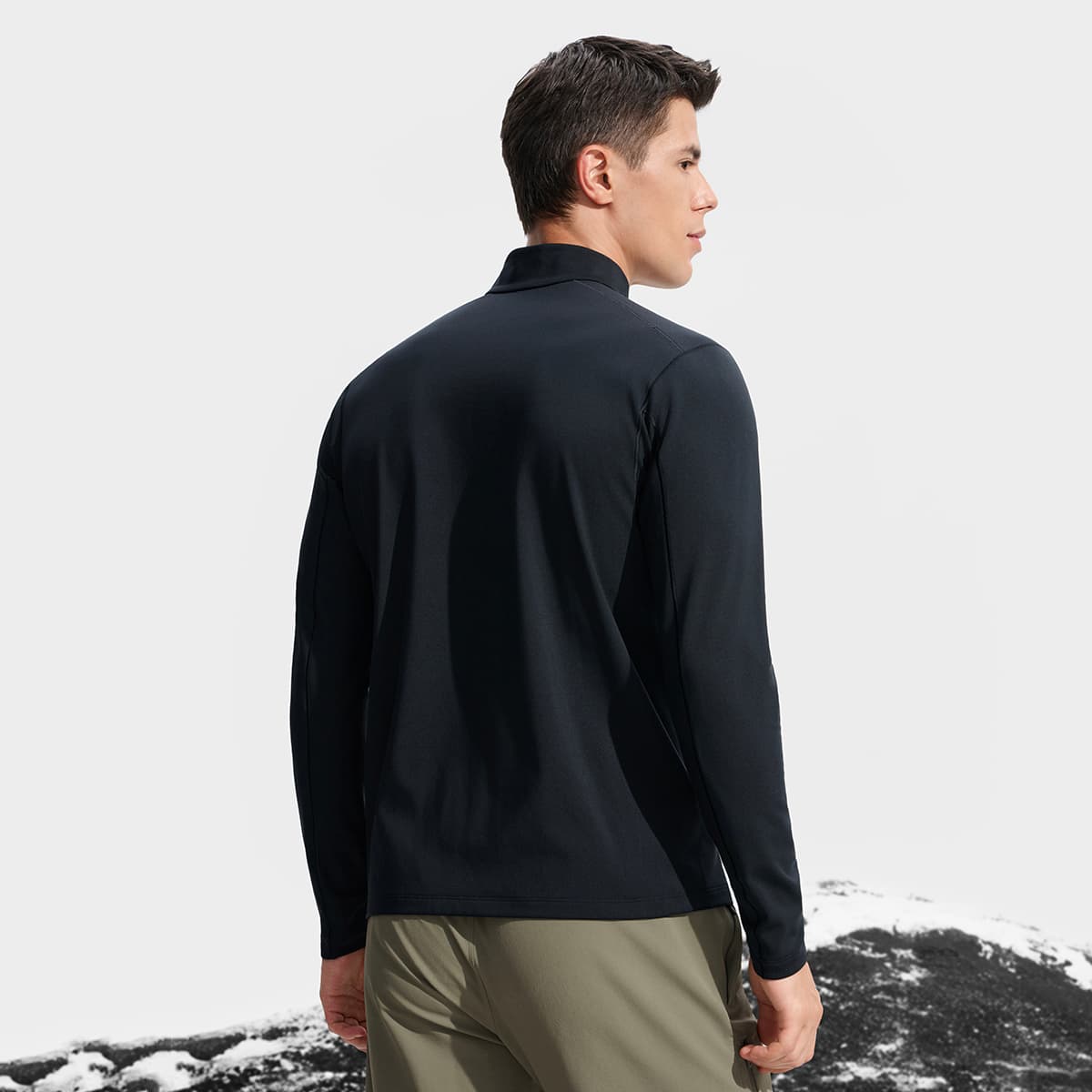 Футболка FILA Темно-черные Мужские T-рубашки - изображение 3