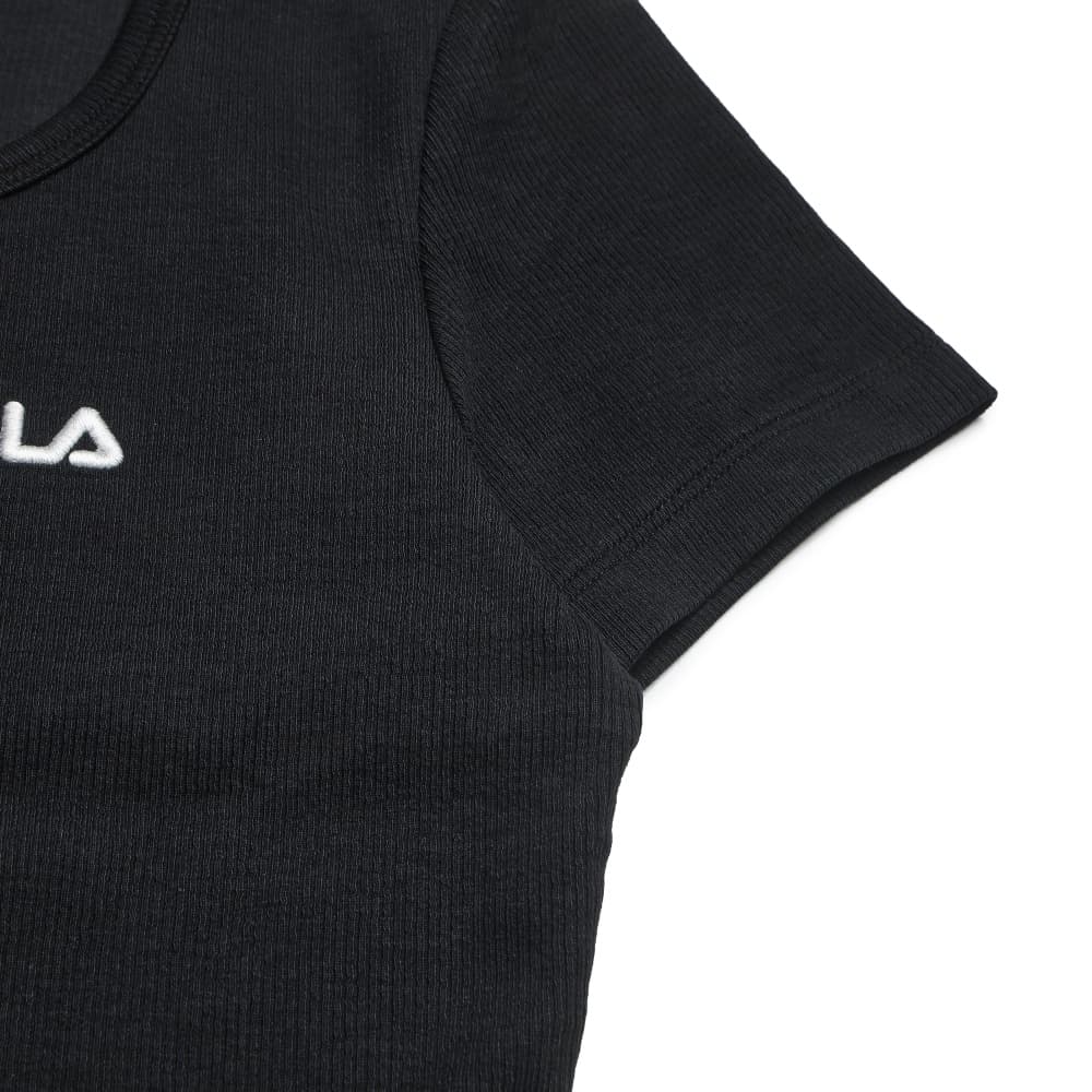 Футболка FILA ORIGINALE T-рубашка Женская Глубокий Черный - изображение 3