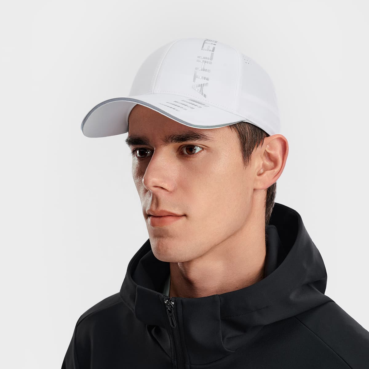 Кепка FILA Фитнес Эластичный полиэстер Полиамид Кепки Унисекс Нефритовый белый - изображение 4