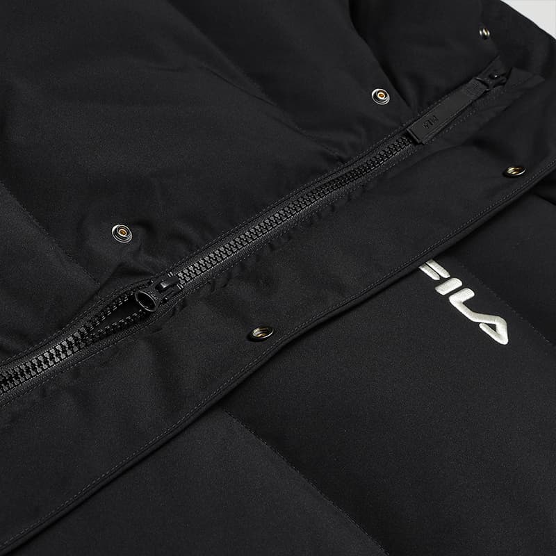 Куртка FILA ORIGINALE Пуховый жилет Унисекс Глубокий черный - изображение 4