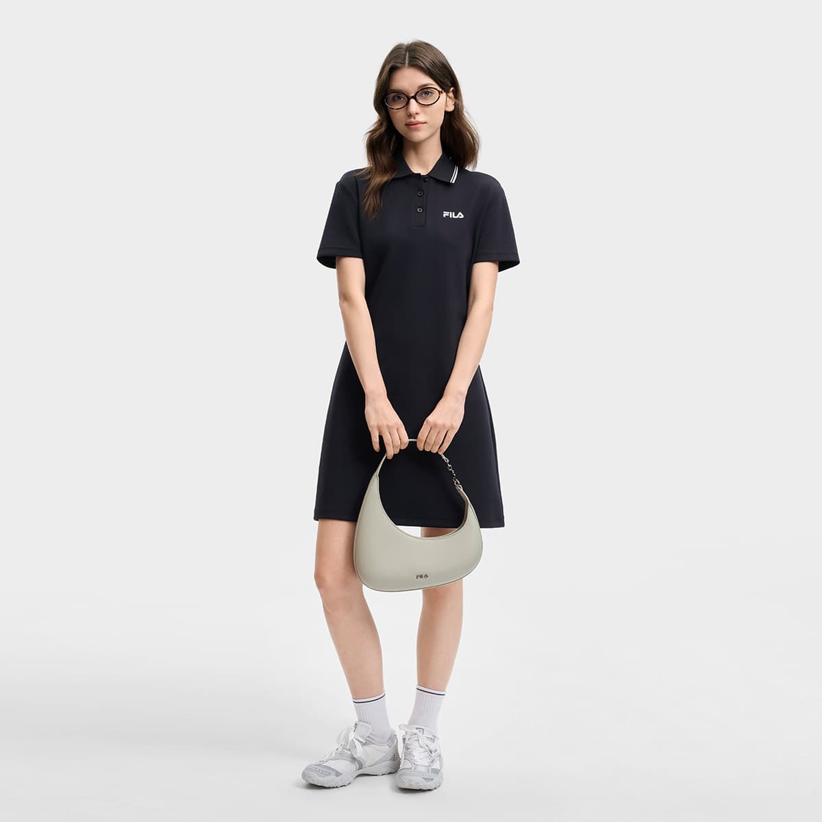 Мини-сумка Fila Heritage ПУ (полиуретан) Сумка Сумки кросс-боди Обычный (стандартный) Женские Мир Серый - изображение 3