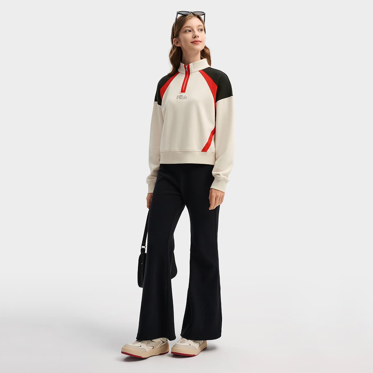 Худи FILA ORIGINALE Толстовка Женская Миндально-хаки - изображение 6
