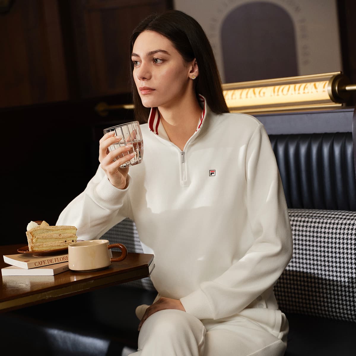 Худи FILA Heritage Толстовка Женское Облачный Белый - изображение 3