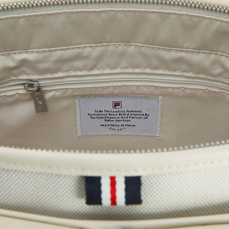 Сумка Fila Heritage Ткань ПУ (полиуретан) Сумка через плечо Сумка Обычная (стандартная) Женская Голубино-серый - изображение 4