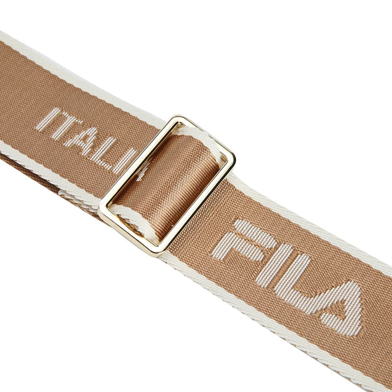 Сумка FILA Белая Сумка из ПВХ с Искусственной Кожей Стандартная (Стандартная) Женская Овсяно-Бежевая - изображение 6