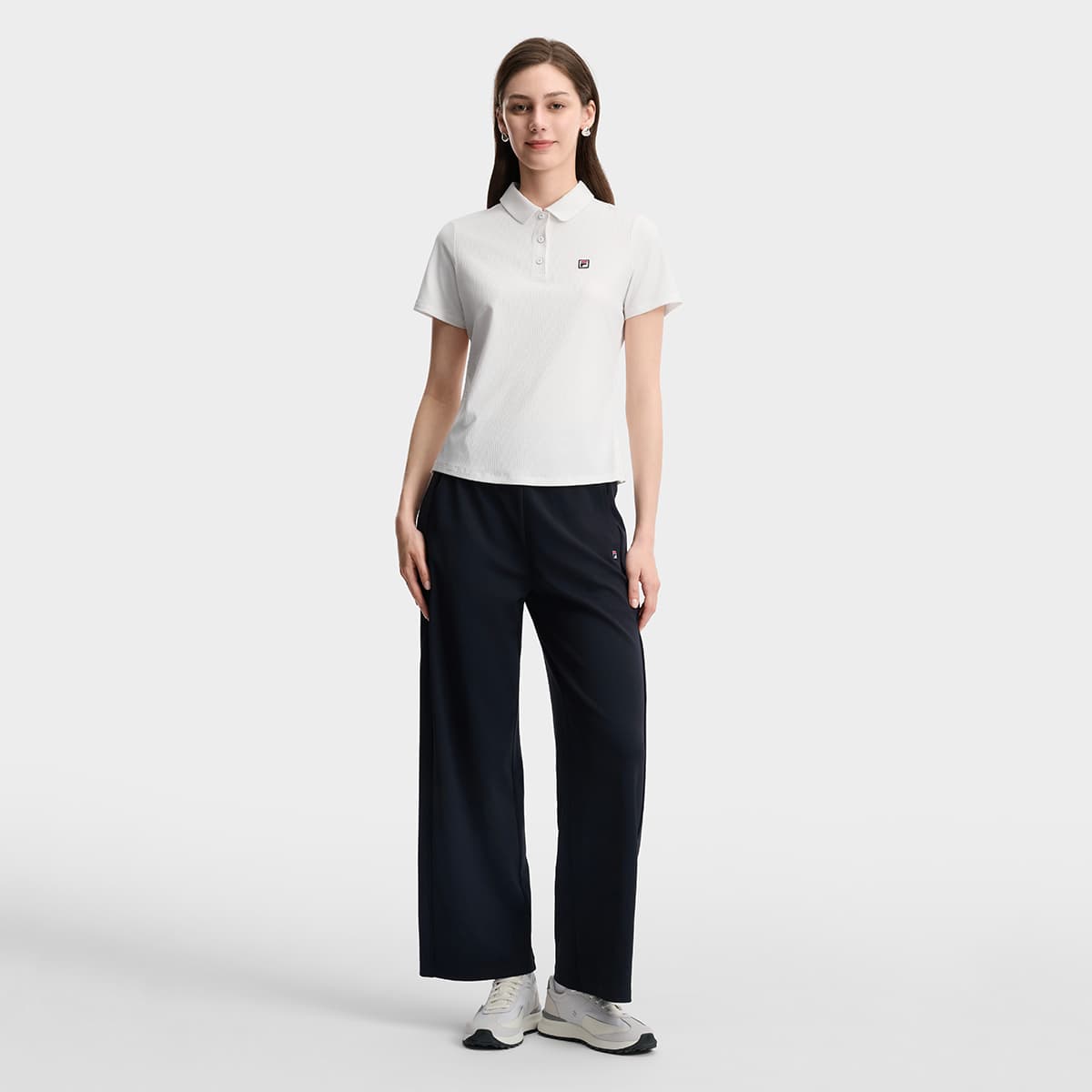FILA Теннис Поло Женские Облачный Белый - изображение 7