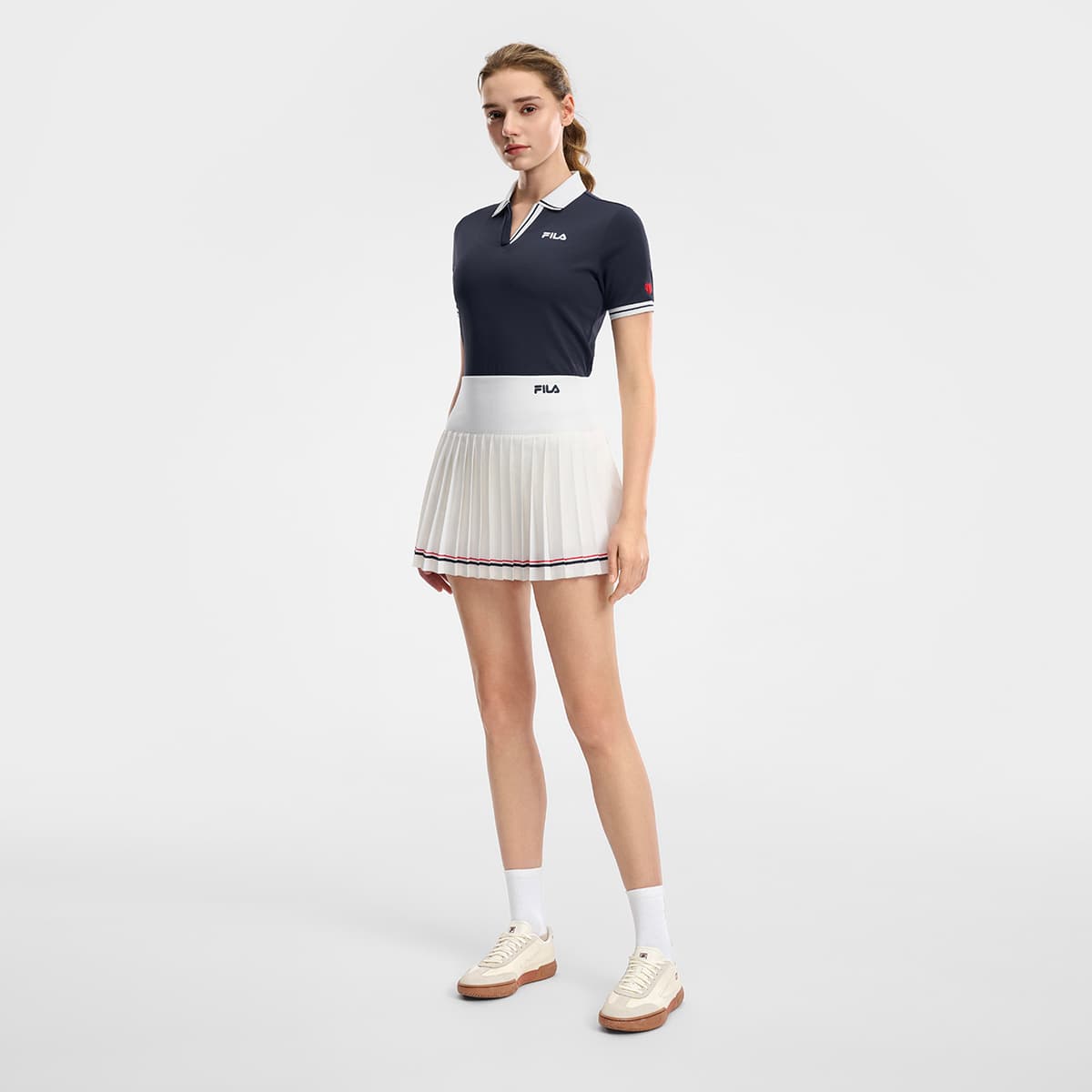 FILA Теннис Юбка Женские Облачный белый - изображение 7