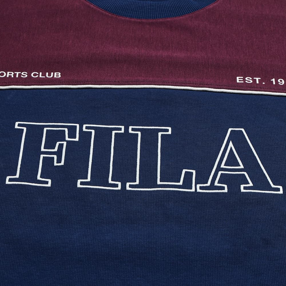 Худи FILA ORIGINALE Толстовка Мужское Темно-чернильно-синий - изображение 4