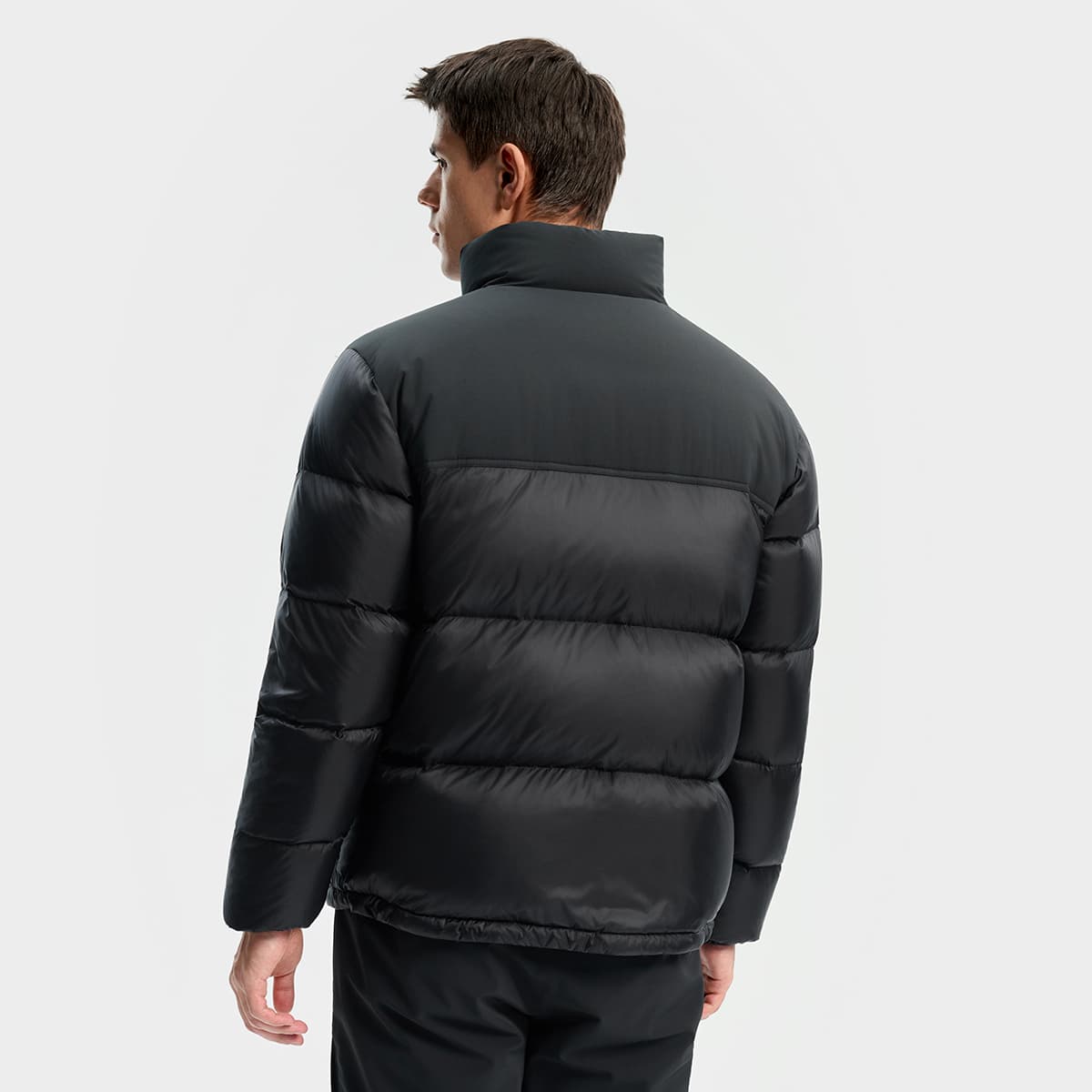Зимняя куртка FILA SKI Пуховик Мужской Темно-Черный - изображение 5