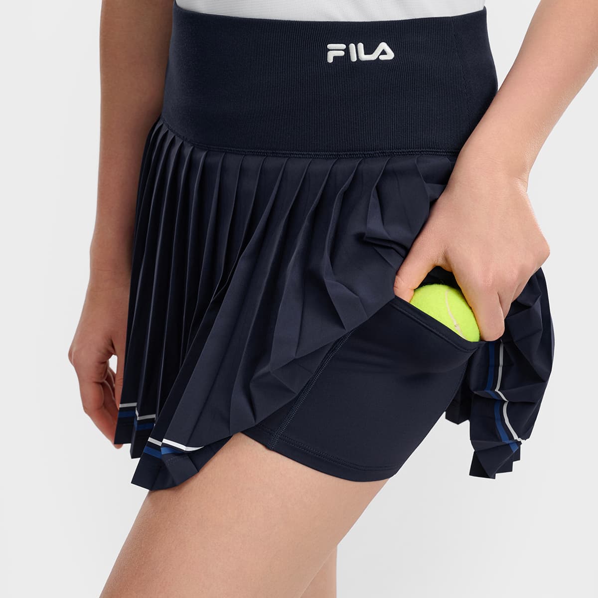 FILA Теннис Юбка Женская Межзвездный Синий - изображение 8