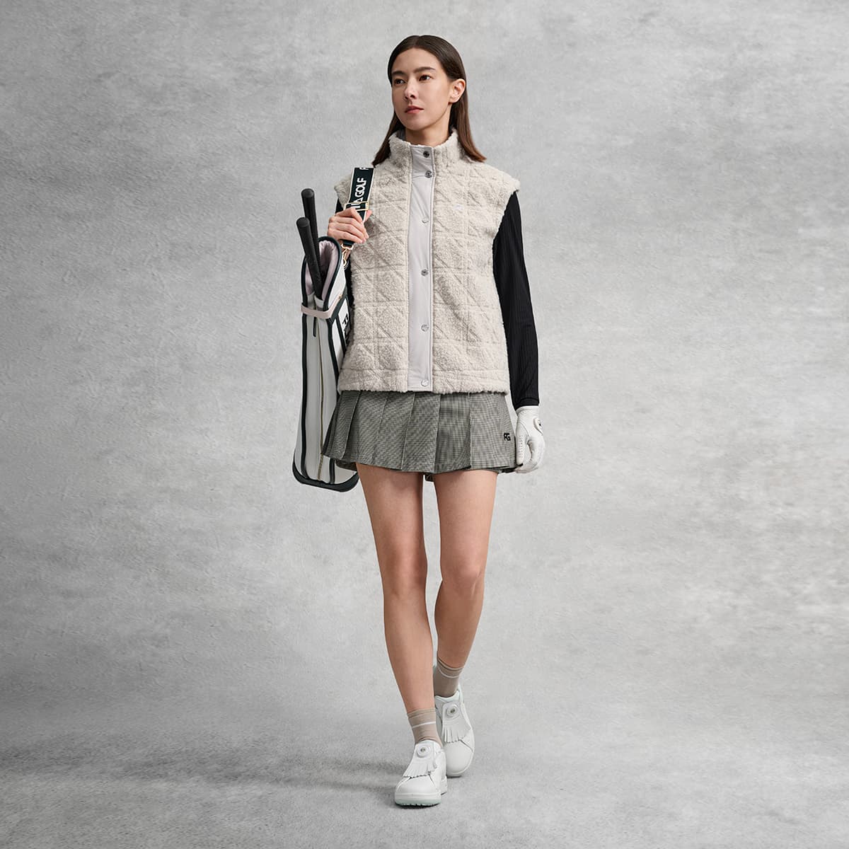 FILA Жилет для гольфа Женские Mist Серый - изображение 7