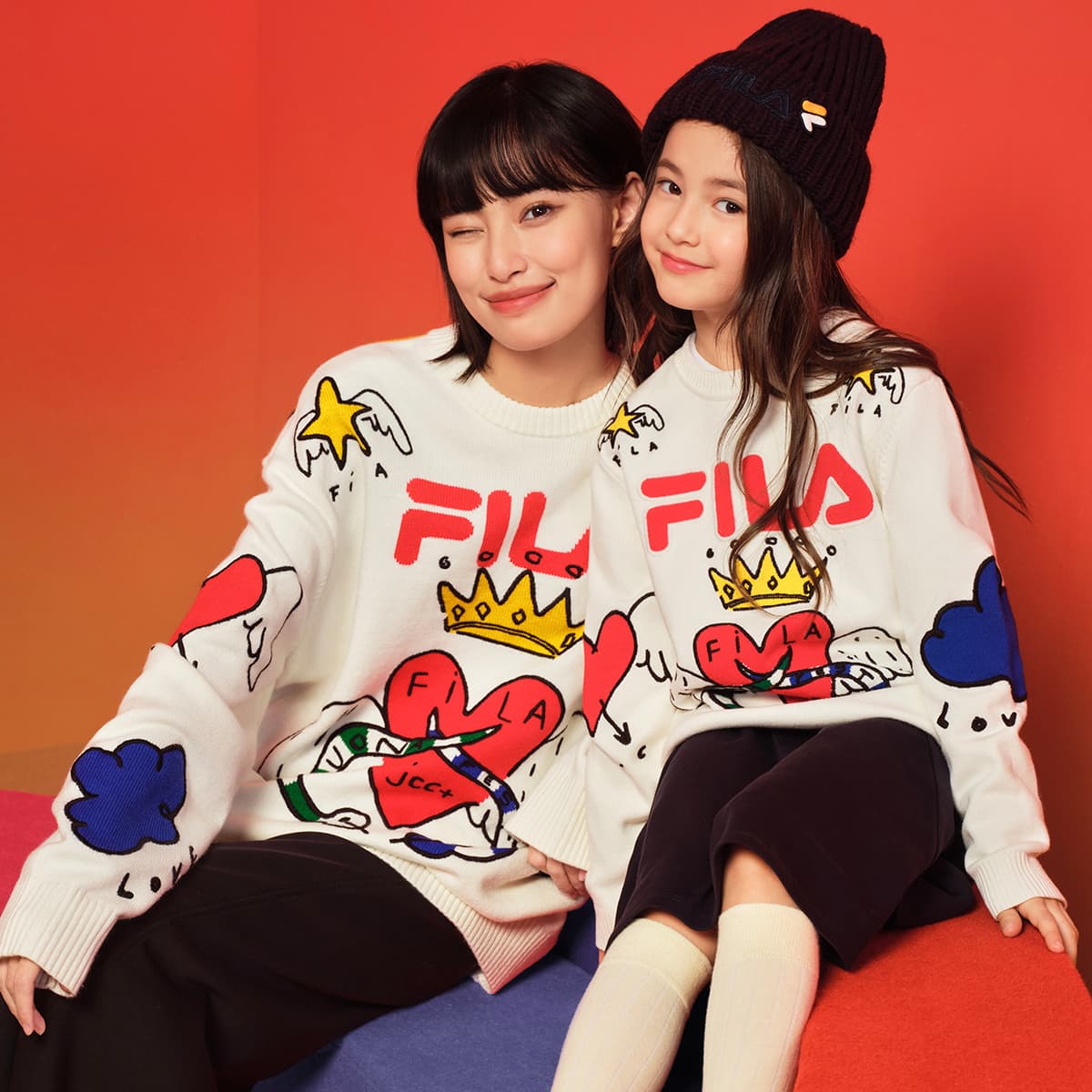 Кофта FILA ORIGINALE Свитер Унисекс Облачный Белый - изображение 4