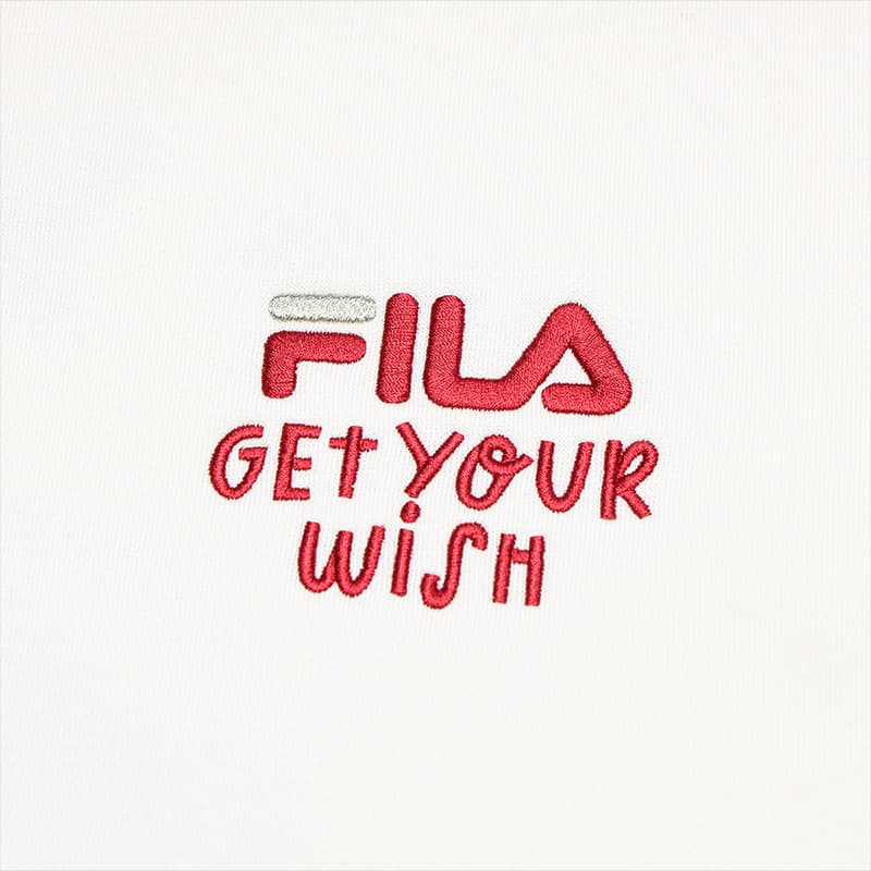 Худи FILA Dream Come True Window Lattice Паровой белый Унисекс Толстовки - изображение 4