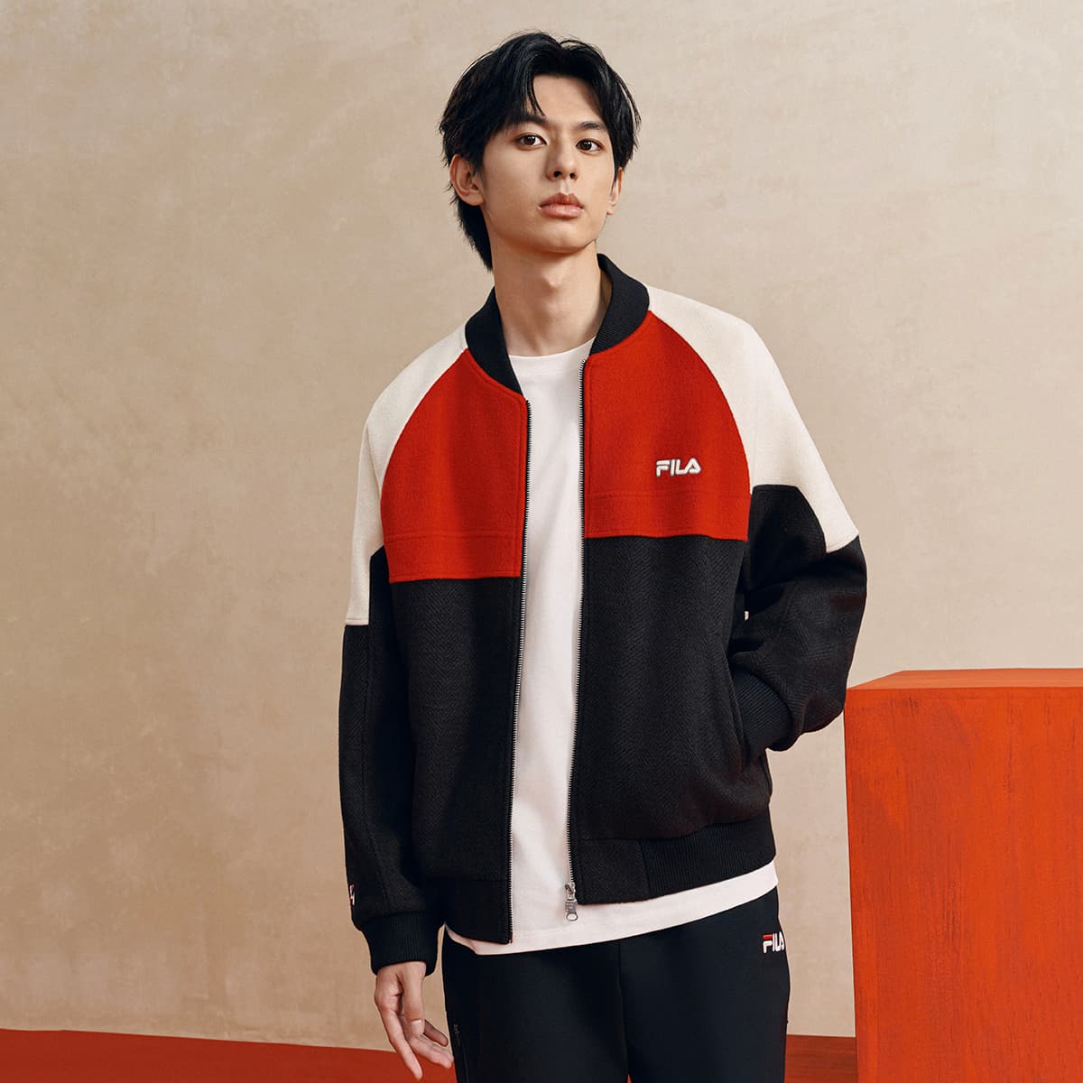 Куртка FILA ORIGINALE Куртка Мужская Dark Current Черная - изображение 3