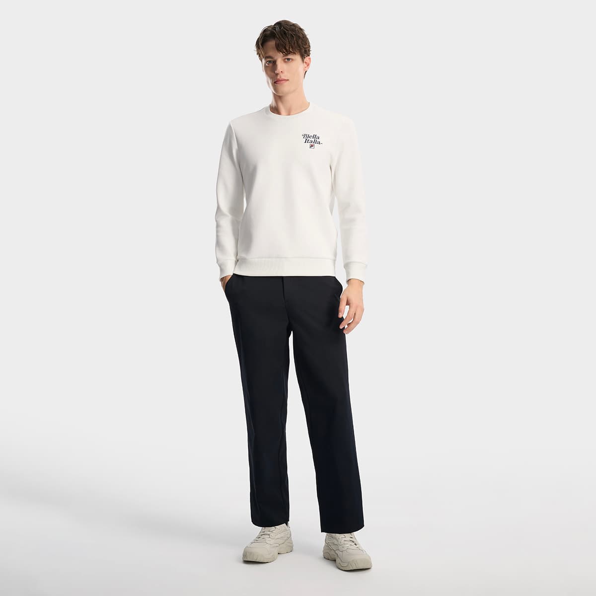 Худи FILA Heritage Толстовка Мужской Облачный Белый - изображение 6