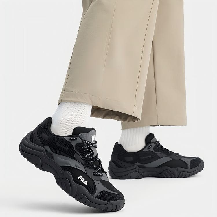 Кроссовки FILA KORAL Массивные кроссовки Low Топ Икорный Серый Мужской - изображение 7