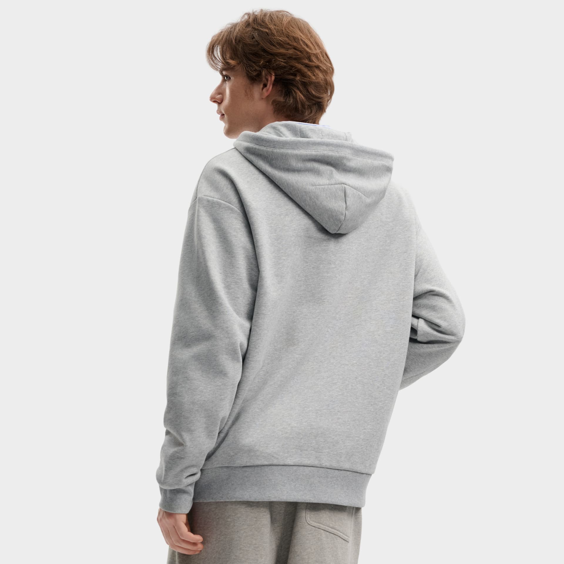Кофта FILA ORIGINALE Свитшот Унисекс Дым Облако Вересковый серый - изображение 5