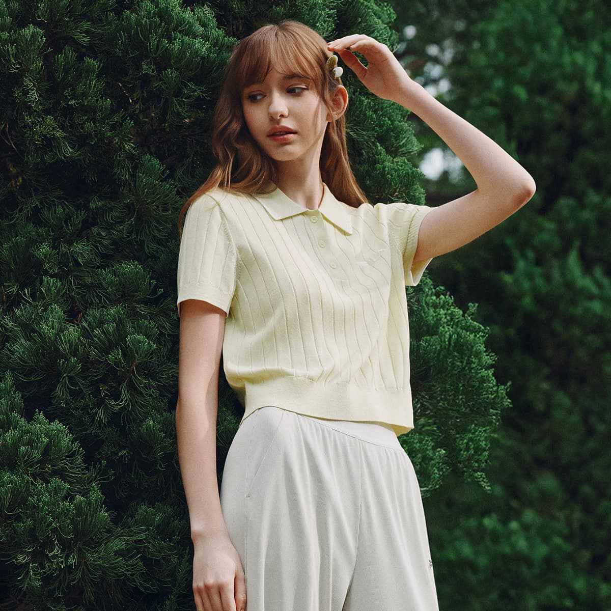 Кофта FILA ORIGINALE Трикотаж Женский Нефритовый - изображение 6