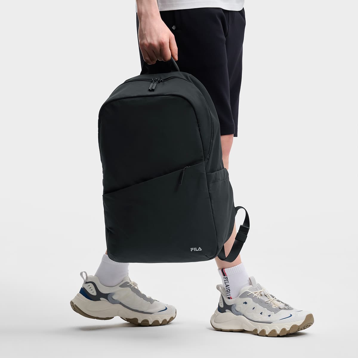 Рюкзак FILA ORIGINALE Ткань Рюкзак Мужской Глубокий черный - изображение 6